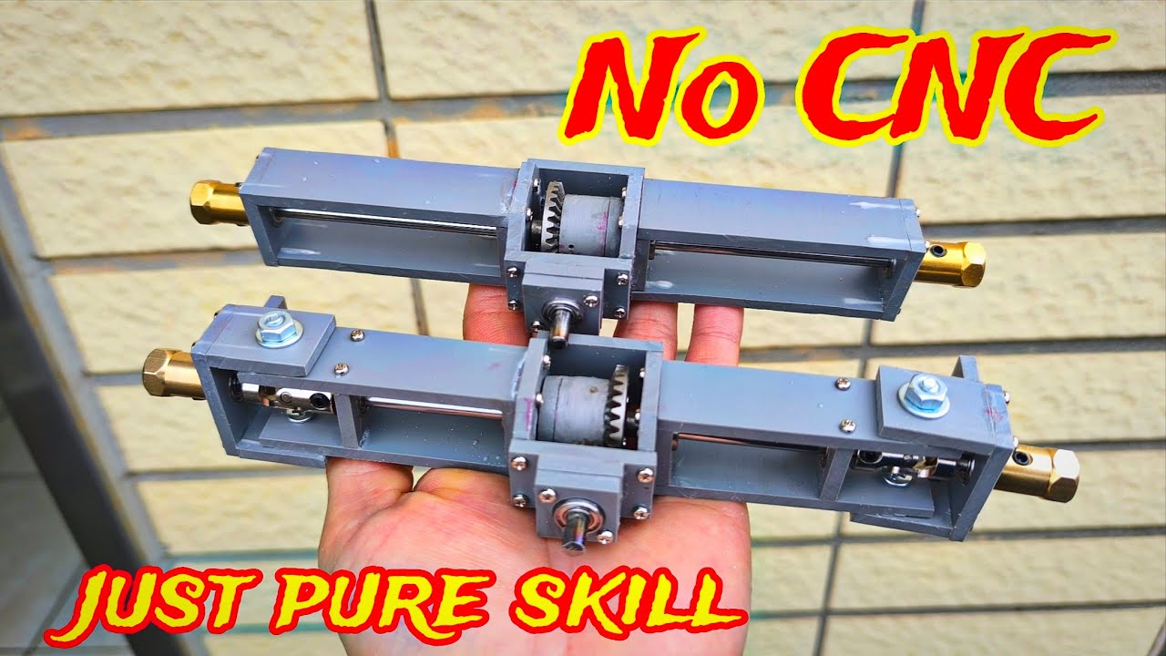 Custom RC Front & Rear Axles by PVC Pipe