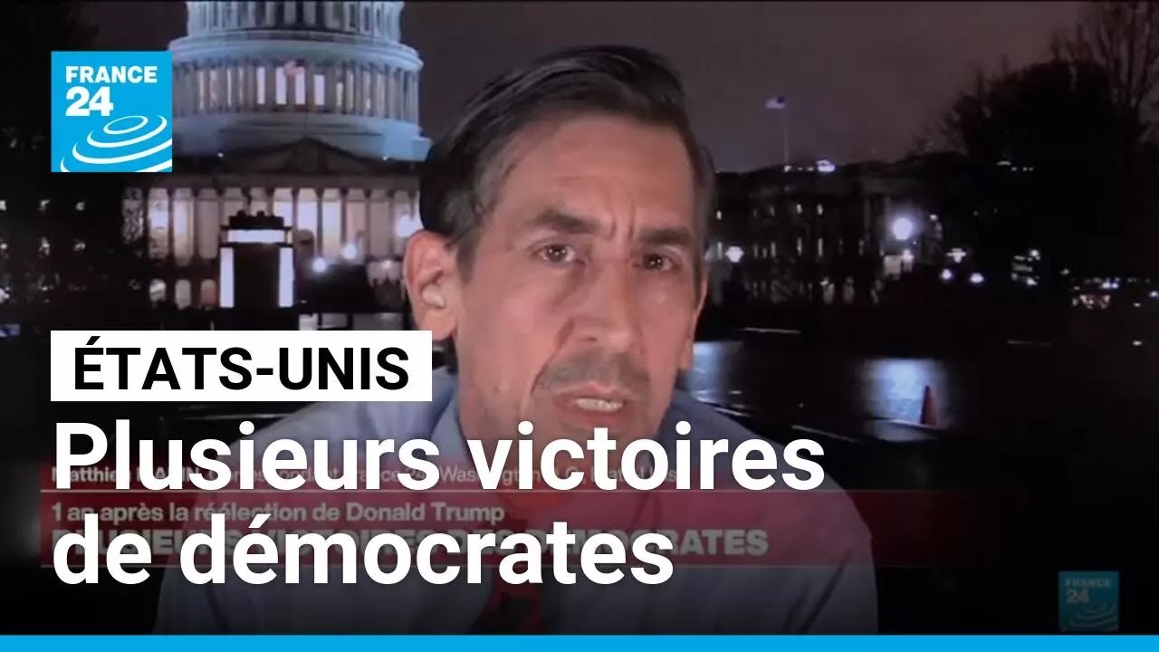 &Eacute;tats-Unis : les d&eacute;mocrates victorieux des premiers scrutins du second mandat de Trump