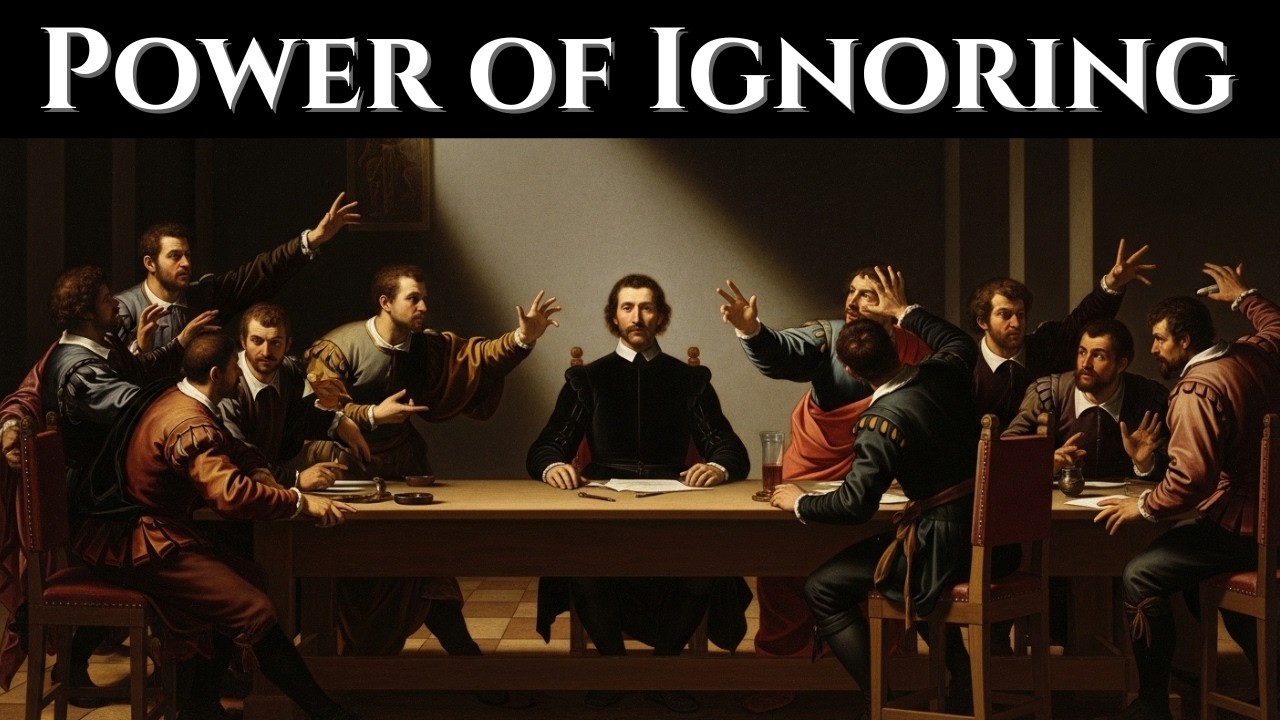 The Power of Ignoring People | Machiavelli's Dark Psychology