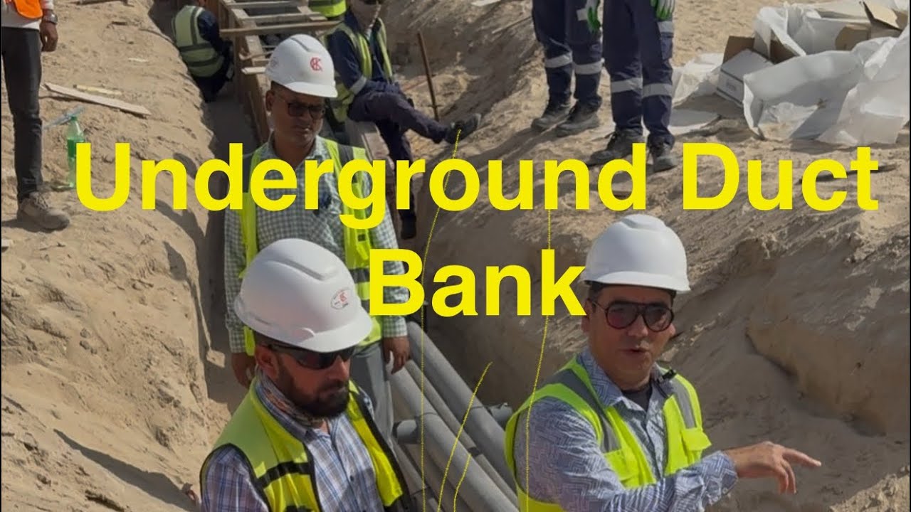 P-1 Underground Duct Bank#underground #construction #engineering #technical #shortsfeed #shortvideo
