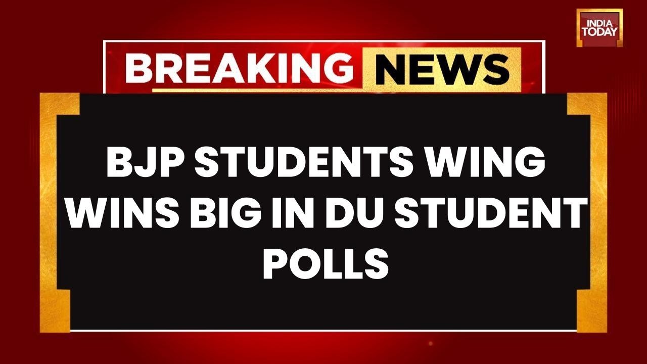 BIG ELECTION WIN: DU Student Polls Results: BJP&rsquo;s ABVP Wins Big In Delhi University Elections | LIVE