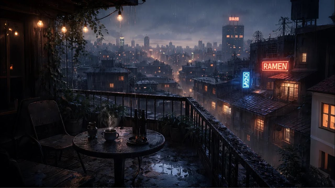 Rainy Night Focus 🌧️ Lofi Music for Study, Focus & Sleep