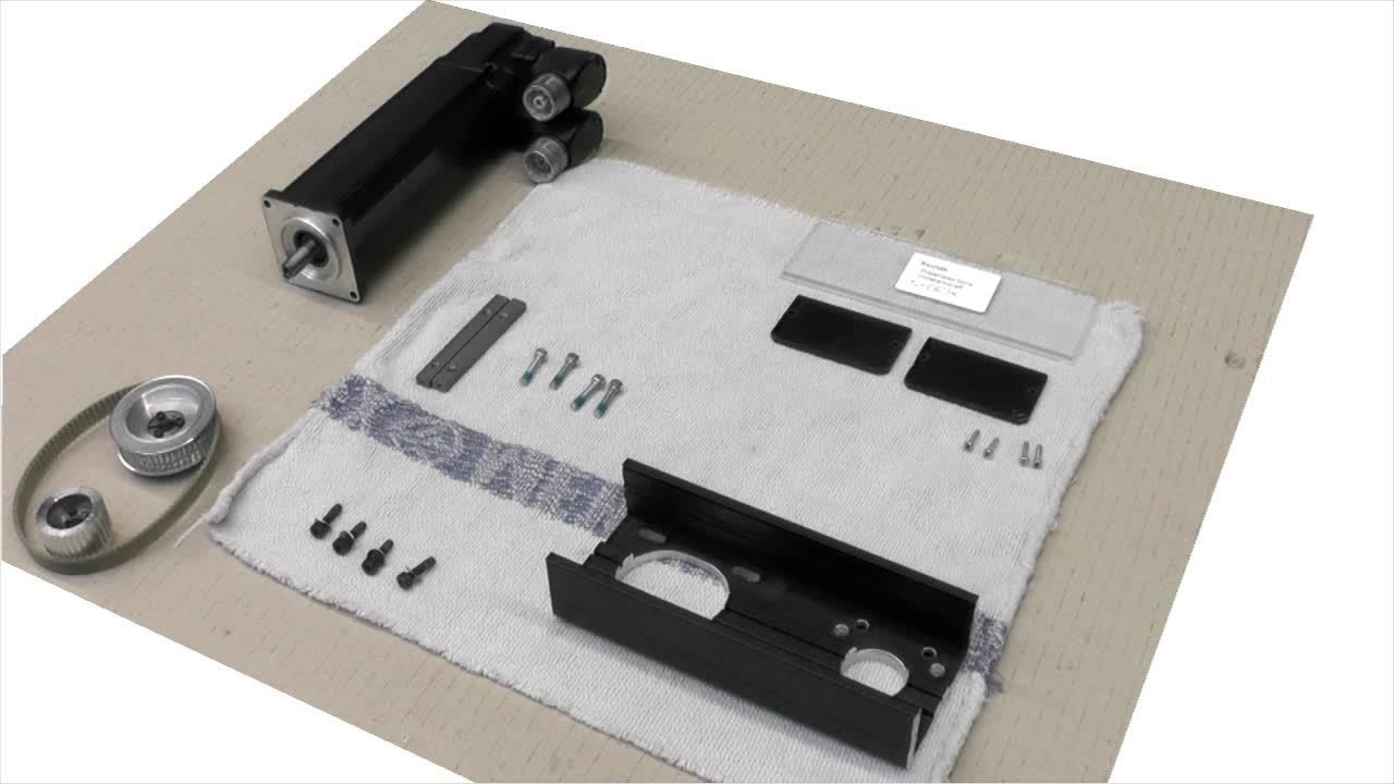 [EN] Bosch Rexroth: Linear Axes - Mounting a timing belt side drive (How-To)