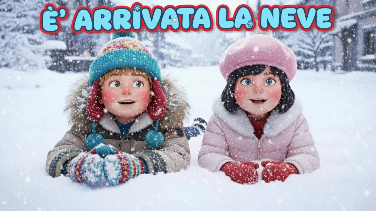 ❄️ Giorno di Neve! ☃️ | Canzone per Bambini | Giocare nella Neve | Video Animato 3D
