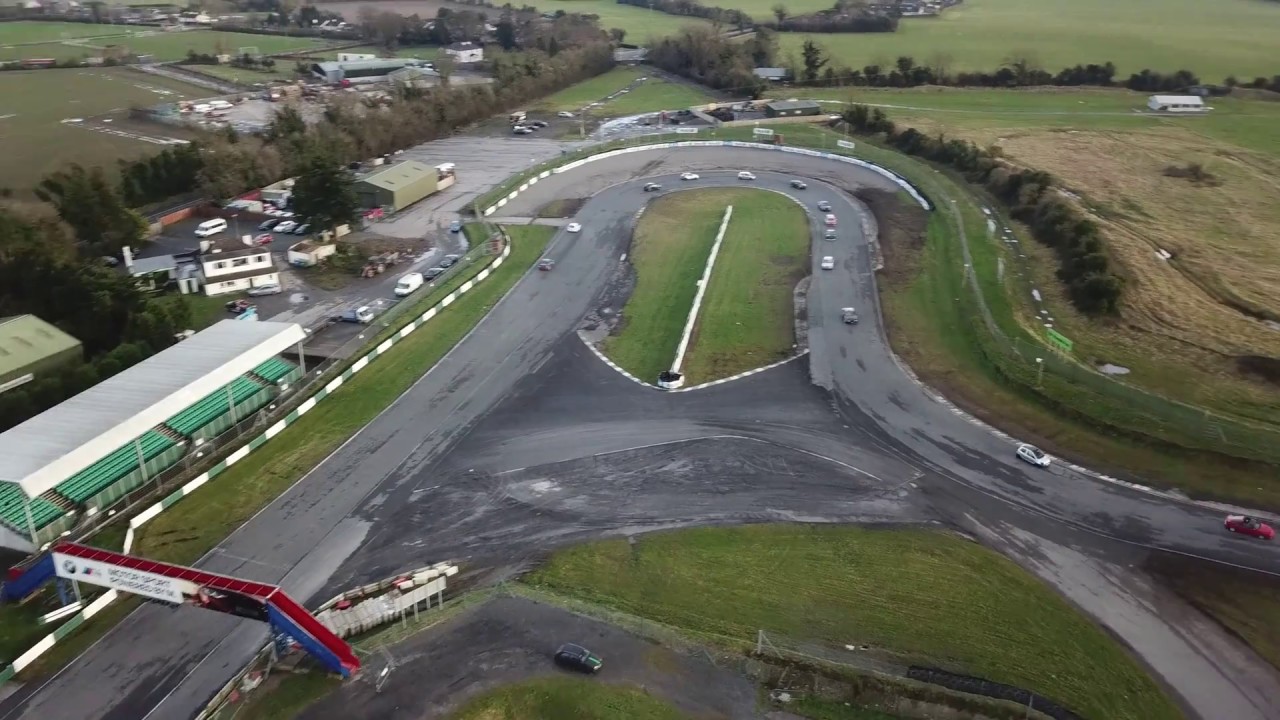 Trackdays.ie #TD09 Mondello Park Track From Above - 1 Lap Video
