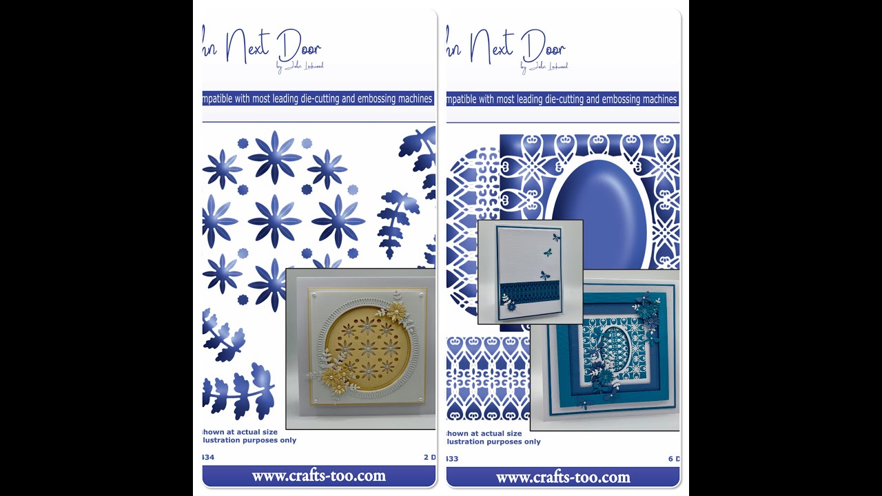 JND433 Infinity Panels & JND434 Daisy Circle/Leaves