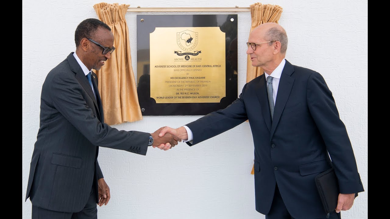 President Kagame inaugurates the Adventist School of Medicine of East- Central Africa (AUCA)