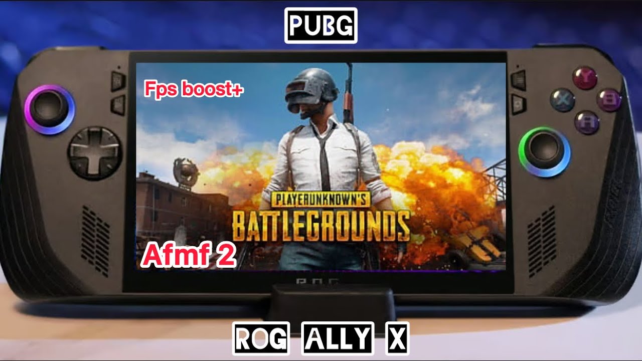 ROG Ally X | PUBG | 900P All Medium Setting | AFMF 2 100FPS+ Smooth Gameplay