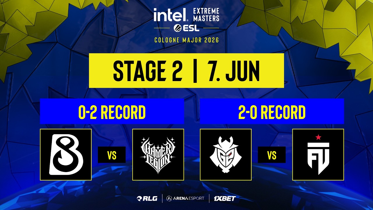 IEM Cologne Major 2026 - Stage 2 - B8 vs GamerLegion | G2 Esports vs FUT