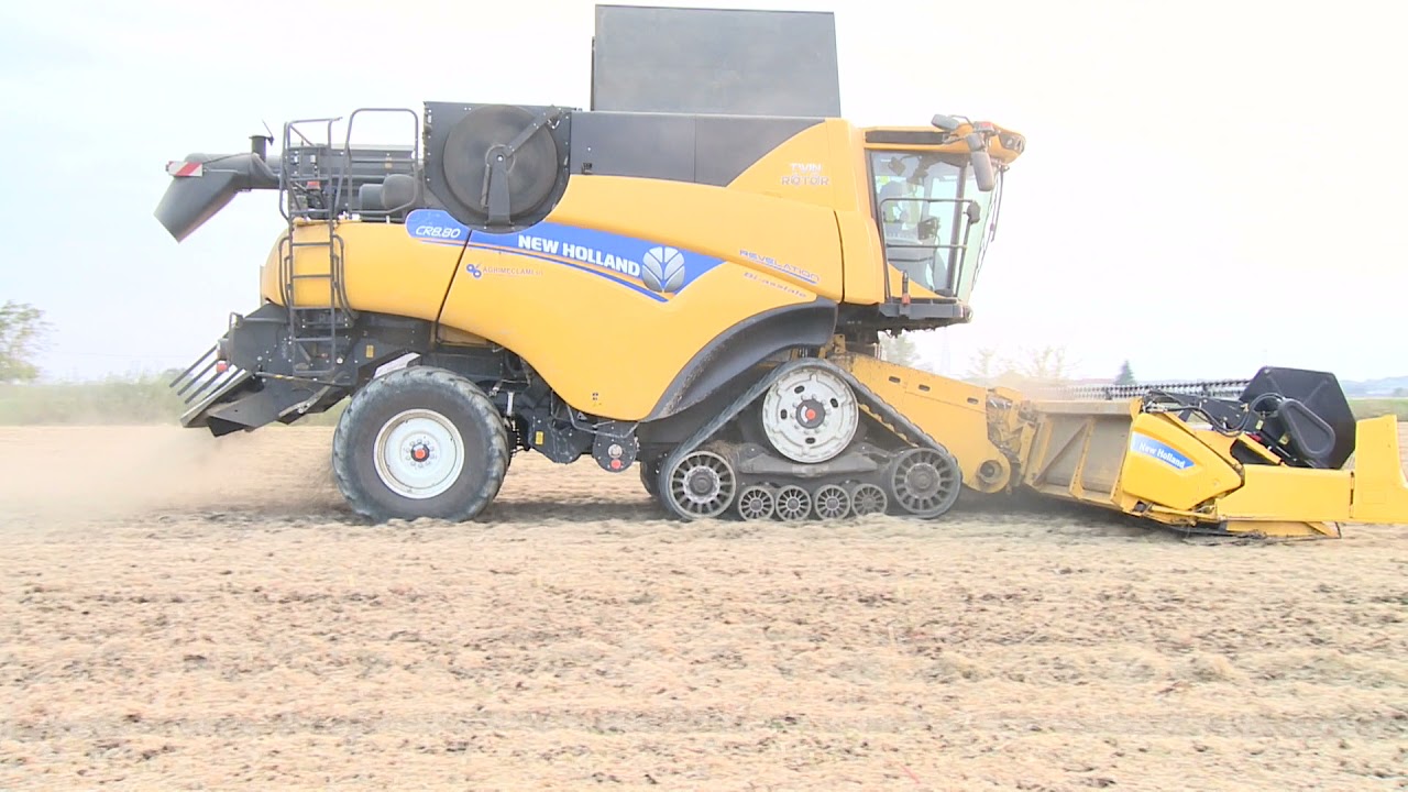 New Holland CR 8.80 raccolta soia 2020