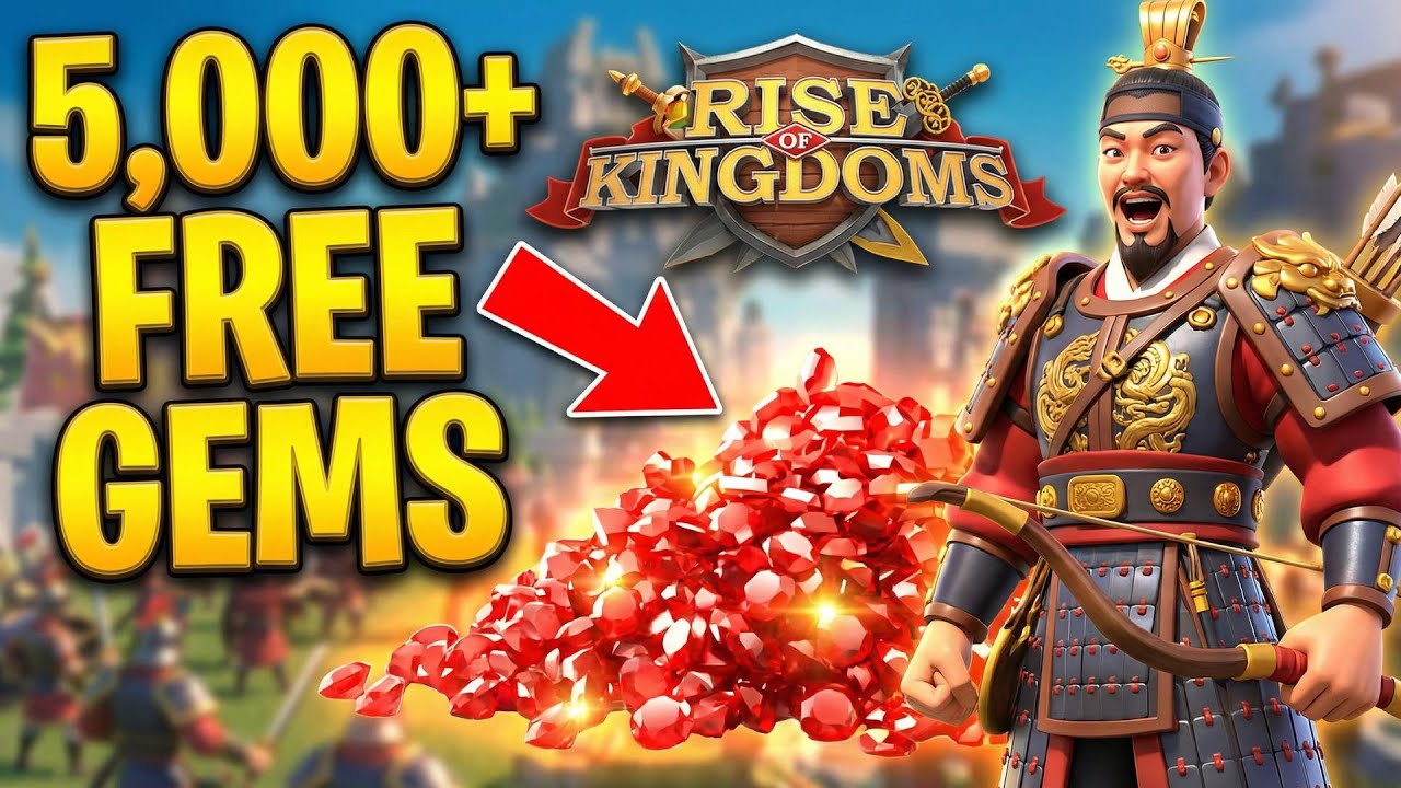 How to Farm 5,000 Gems Daily (F2P Guide) | Rise Of Kingdoms