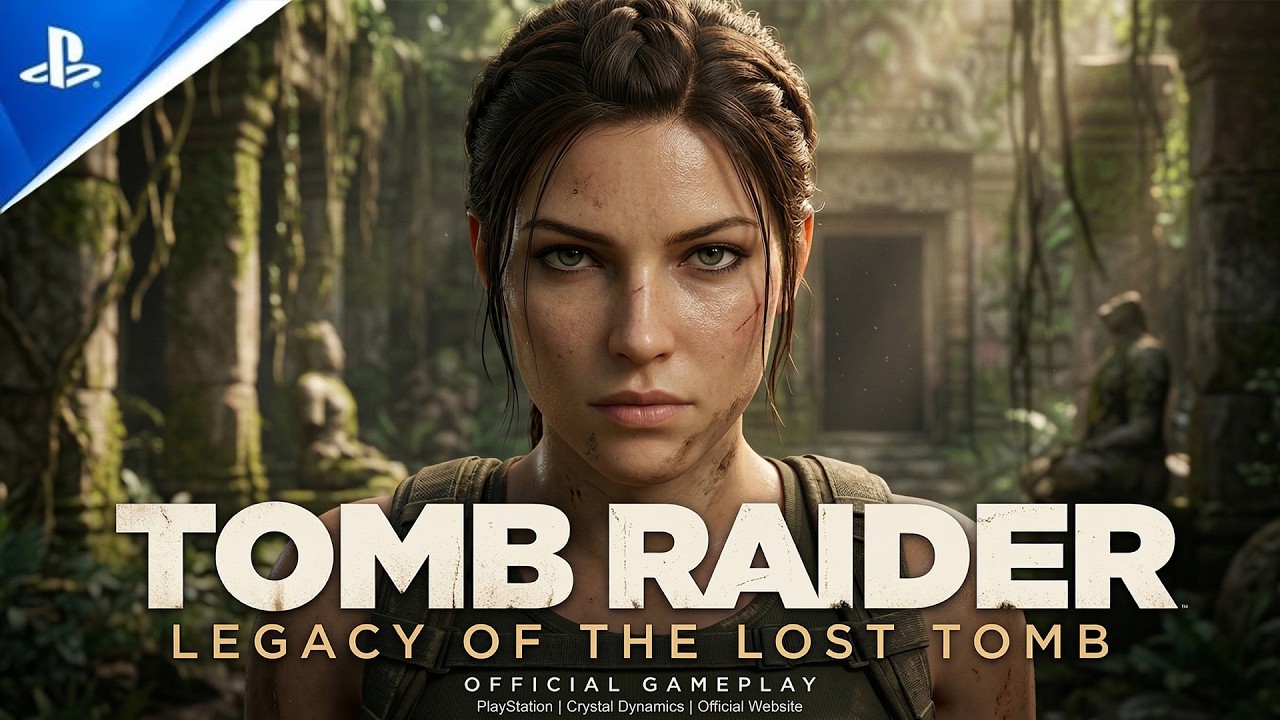 TOMB RAIDER LEGACY OF THE LOST TOMB Official Gameplay | Realistic Immersive Ultra Graphics [4KHDR]
