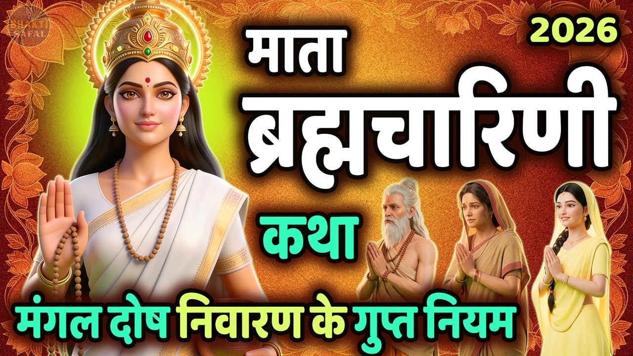 माँ ब्रह्मचारिणी व्रत कथा 2026: नवरात्रि दिन 2 | Brahmacharini Mata Ki Katha |  Navratri Vrat Katha