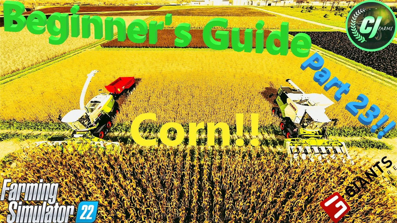 Farming Simulator 22! | Beginners Guide Part 23! | How To Plant And Harvest Corn! | #FS22 | #CJFarms