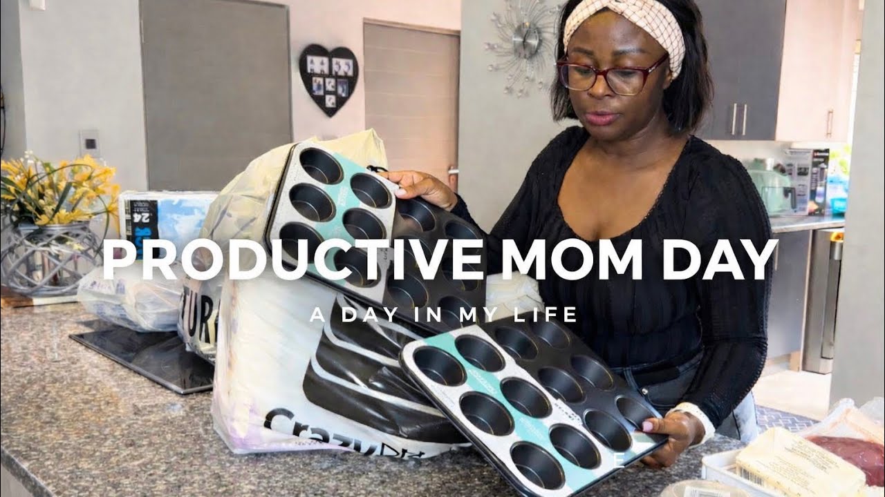Productive Mom Day |School Run, Errands, Grocery Haul &Pantry Decant |House Wife  Homemaking Diaries