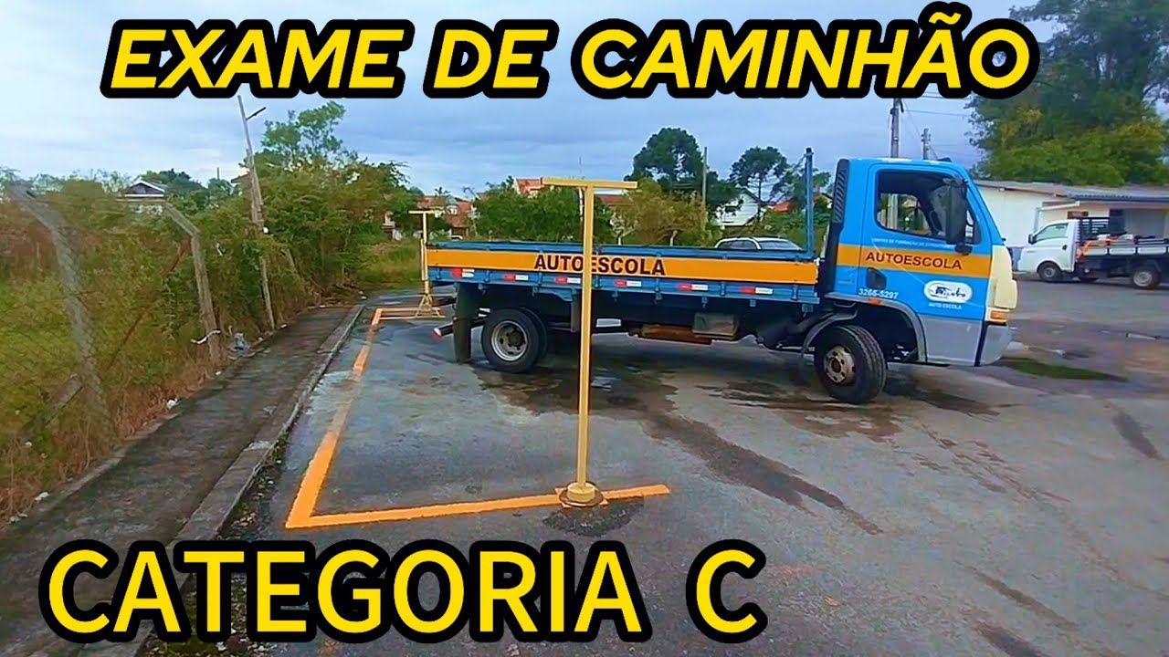 EXAME COMPLETO DE CAMINHÃO CATEGORIA C