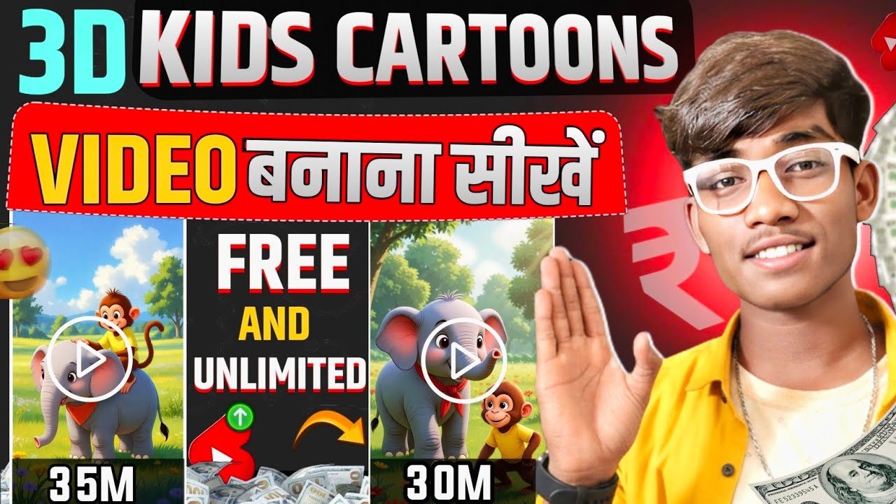 How to Make a Cartoon Video |🔥3D Cartoon Video Kaise Banaye | Text To Video Ai | By Private Boli 