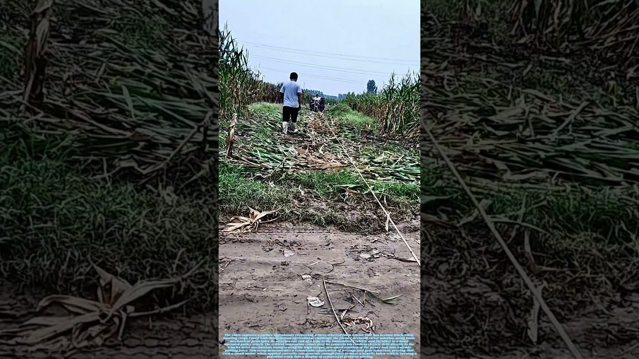 Micro-Power Recovery: How an Electric Tool Rescues a Trapped Tractor