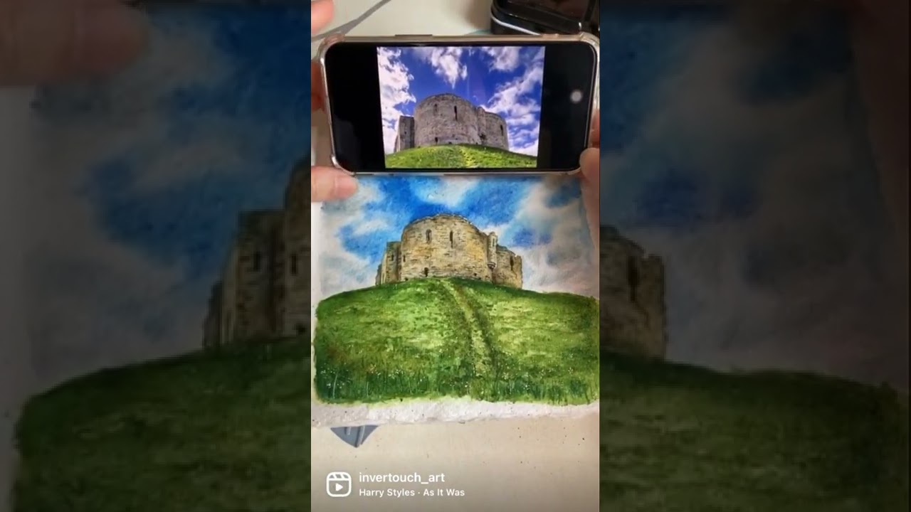 Watercolour Fun | Painting Castle | Clifford’s Tower| 