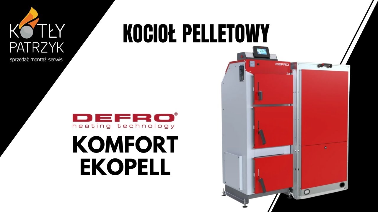Kocioł na pelletu DEFRO. Jak samemu wyczyścić kocioł pelletowy Komfort Ekopell?