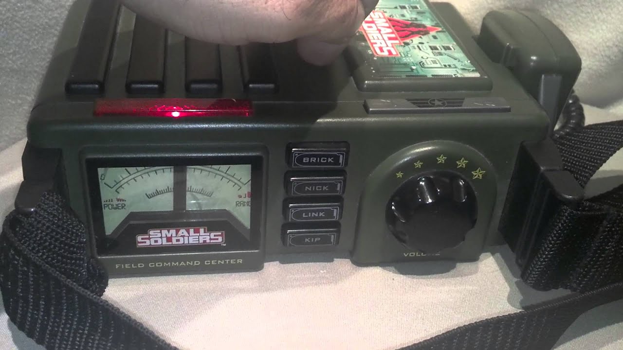 Small Soldiers Commando Elite Base Station Radio with Character Voices SOLD on eBay