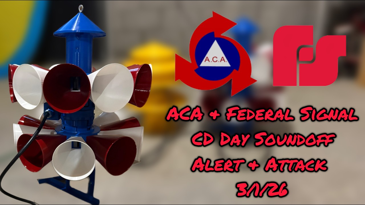 ACA Superbanshee + FS 2T22B - Civil Defense Day Soundoff - Alert & Attack | 3/1/26