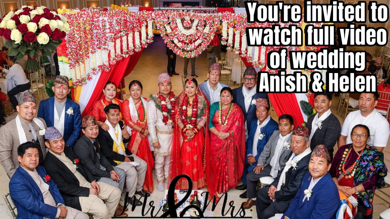America ma nepali style ma bihay || ANISH & HELEN WEDDING 4K😎