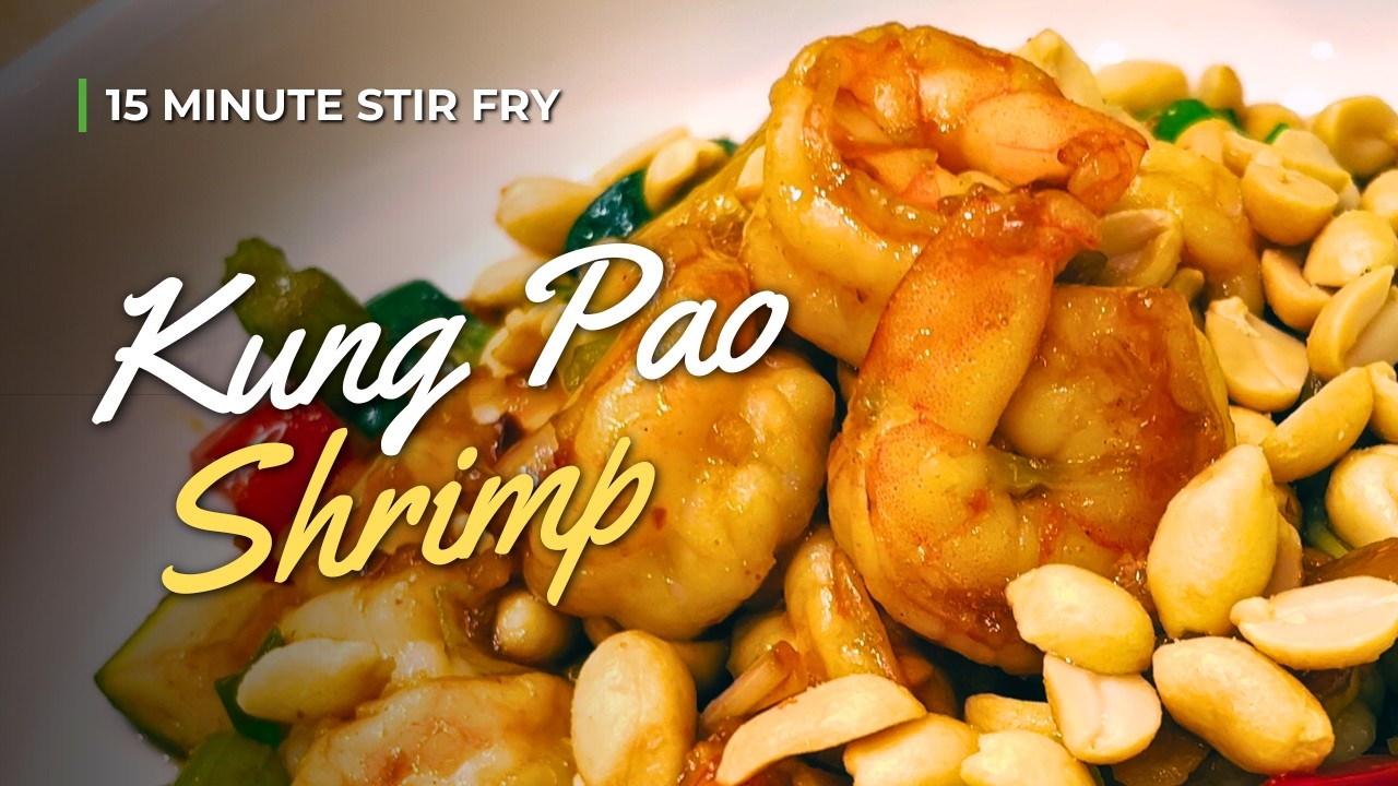 Kung Pao Shrimp Easy Chinese Stir Fry in 15 Minutes