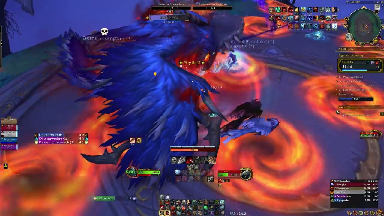 Algethar's Academy +15 Fort 529 ilvl Fury warrior POV