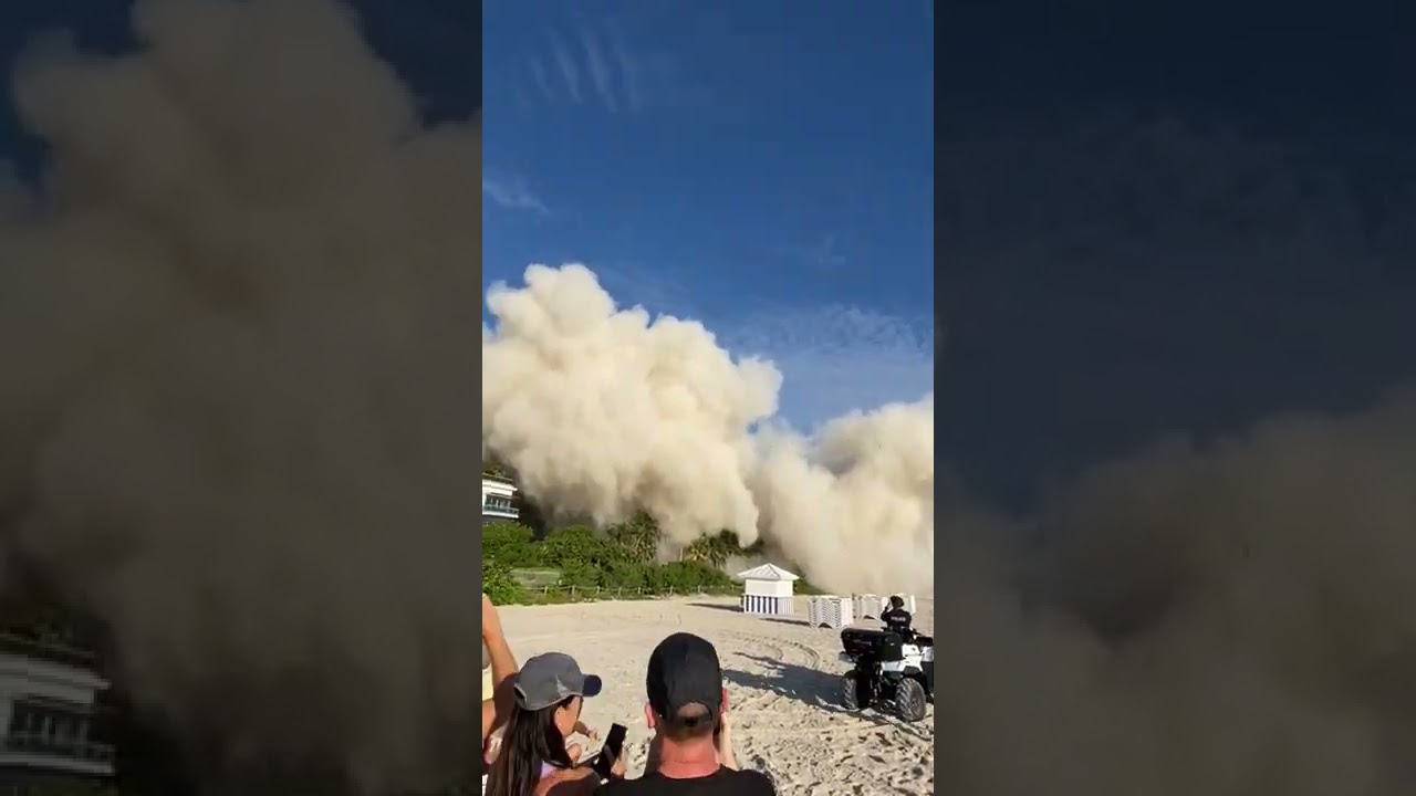 La impactante demolición del histórico hotel Deauville de Miami Beach