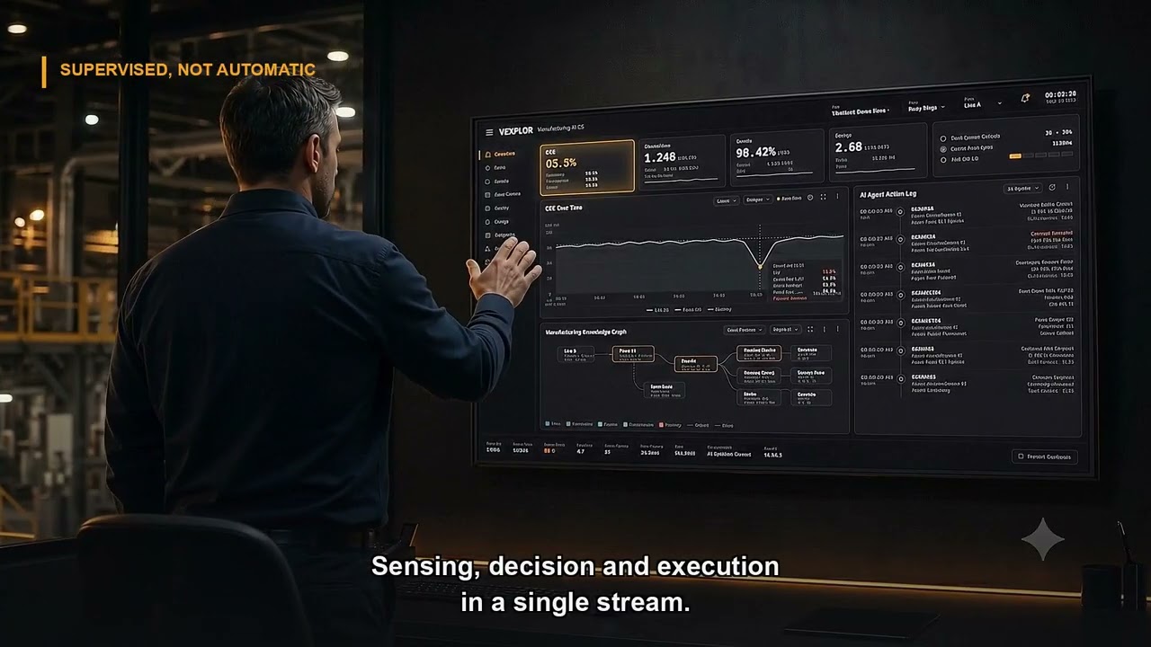 VEXPLOR &mdash; Manufacturing AI Operating System | CES 2027 Film (v2)