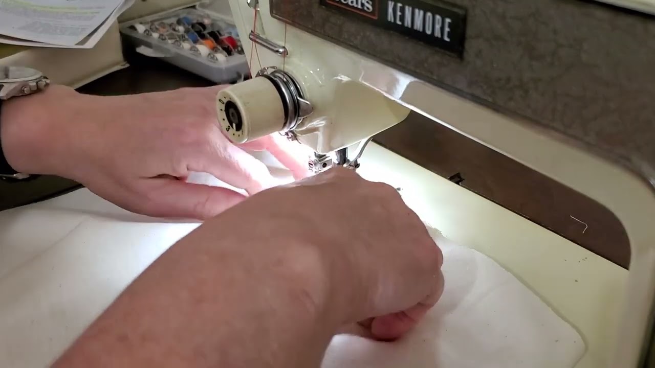 Sears Kenmore 36149 monogrammer on a 158.1703 sewing machine (Part 1)