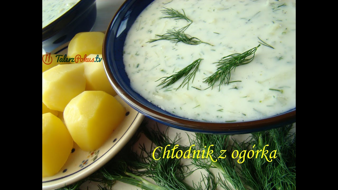 Chłodnik z ogórka - TalerzPokus.tv