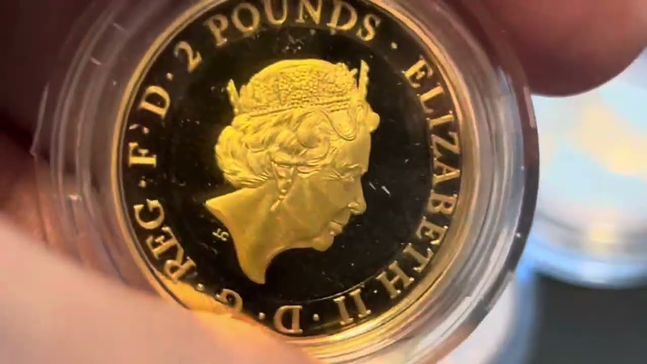 15 Gold Double sovereign coins (or Gold &pound;2s for the pedants)