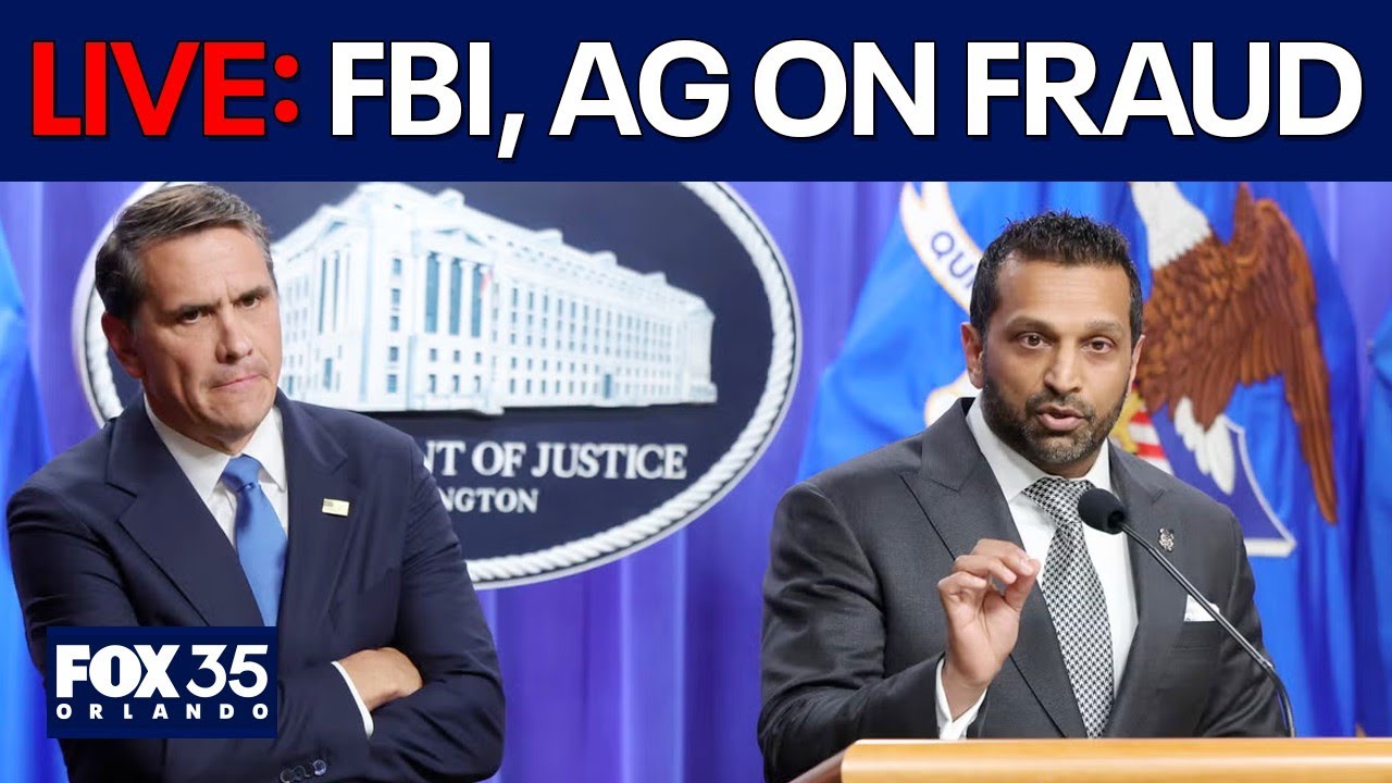 LIVE: Kash Patel, Attorney General Todd Blanche on fraud investigation