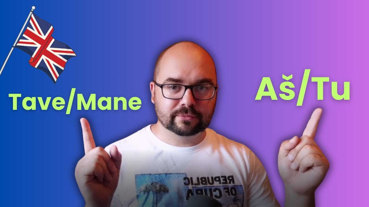 Anglų Kalbos Pamokos: Aš/ Tu vs Mane/Tave