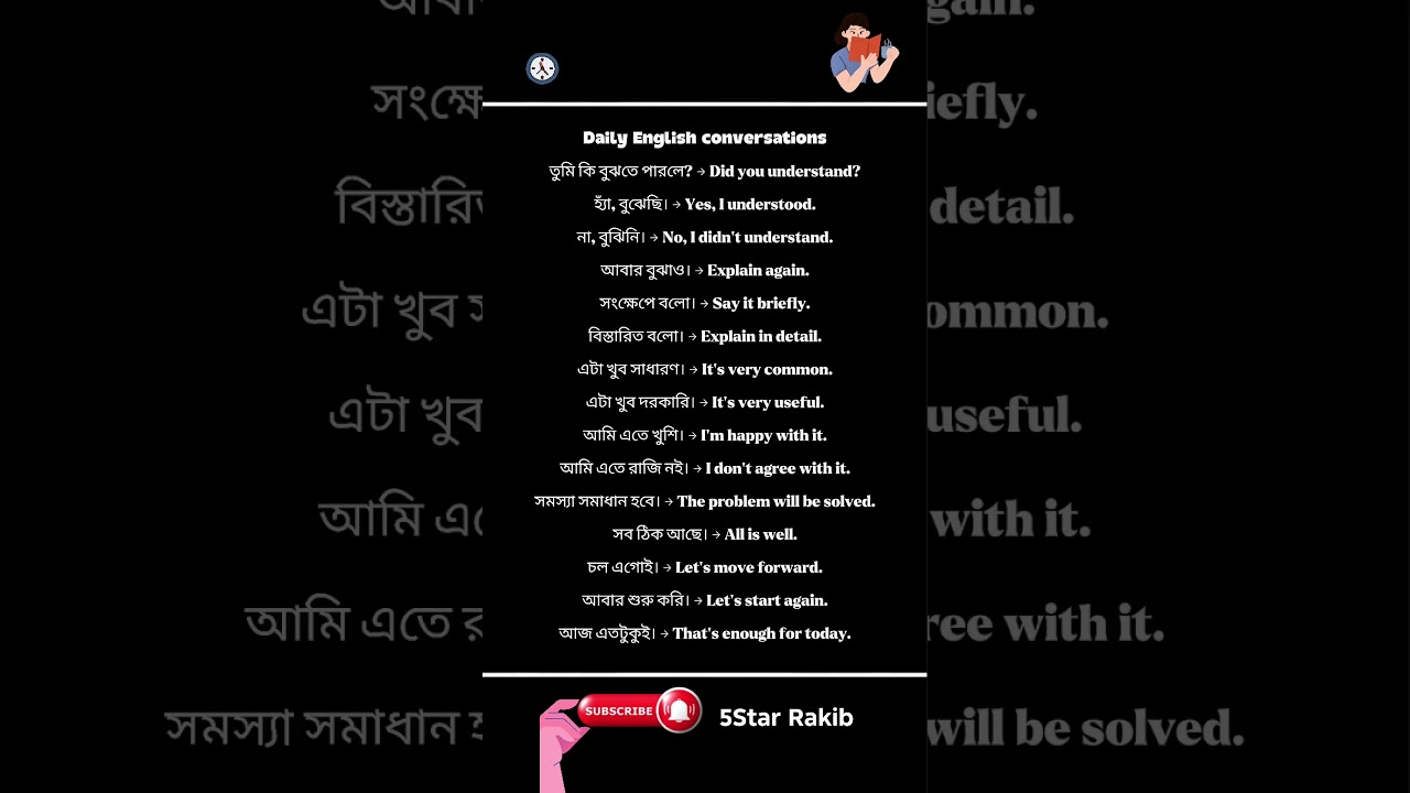 Can you understand? Yes or No!Learn simple daily English conversations fast 💬✨