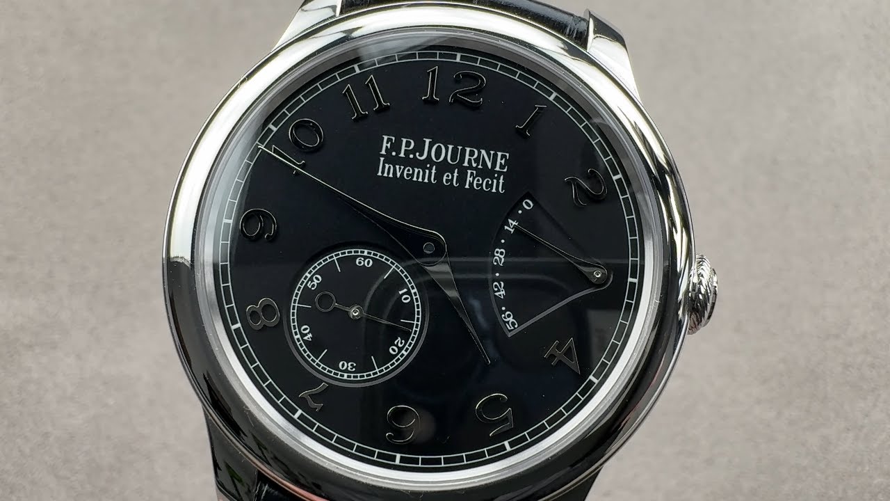 F.P. Journe Chronometre Souverain Black Label Luxury Watch Review
