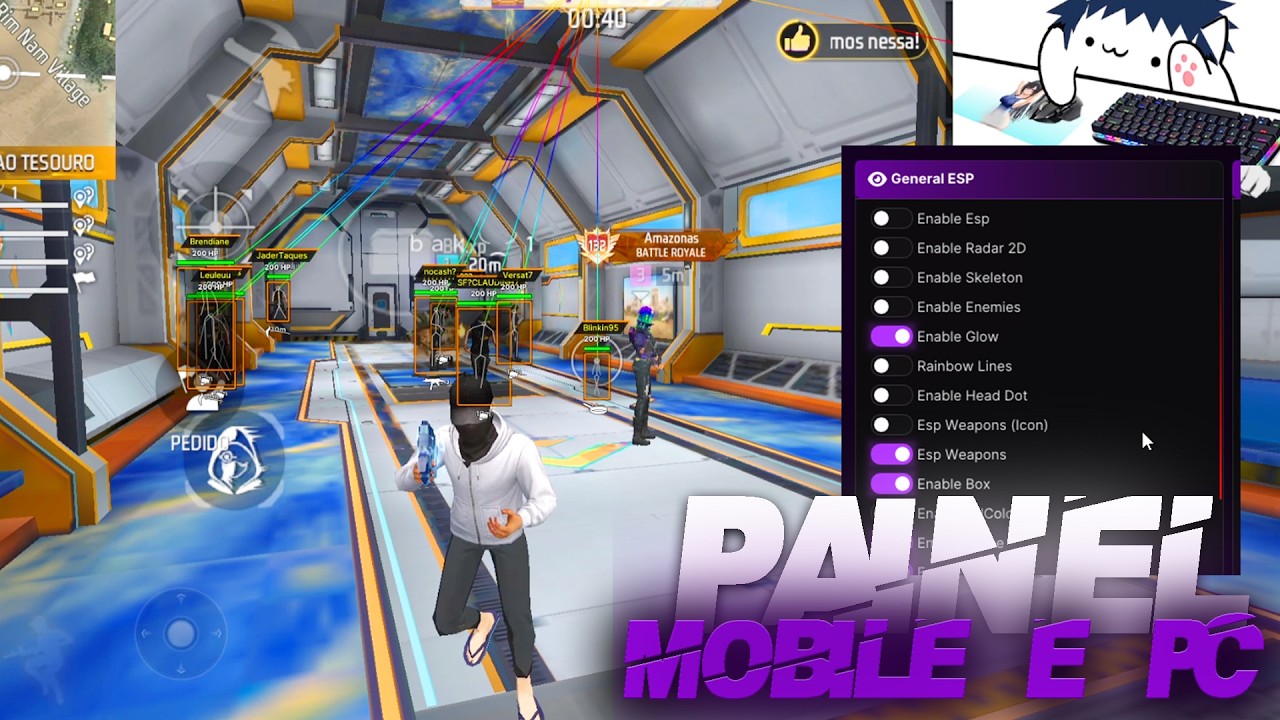 NEW PANEL! PAINEL GRATIS PARA XITAR EM APOSTADO!😱 FREE FIRE PAINEL MOBILE E EMULADOR IPA IOS ANDROID