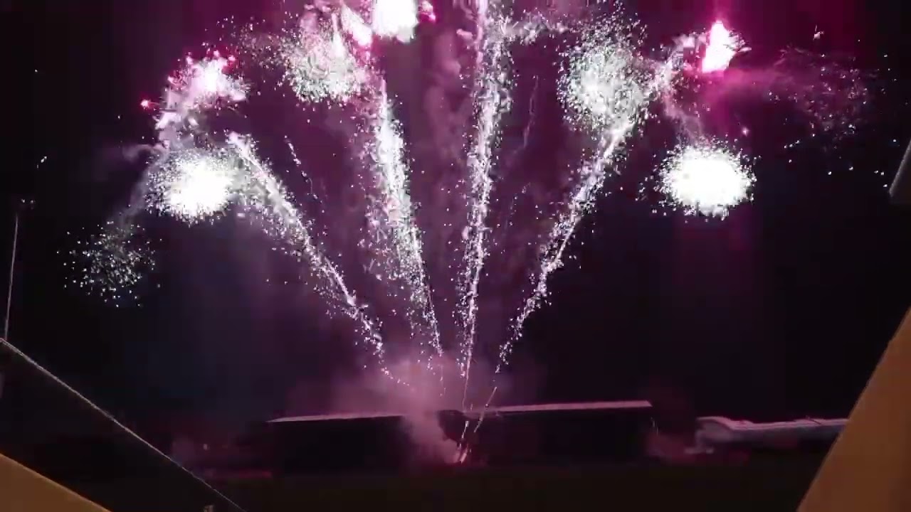 Mansfield Town Football Club fireworks display 2025 