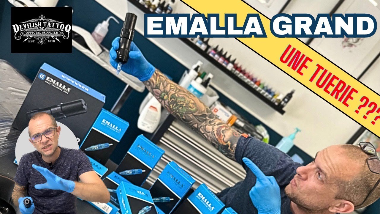 EMALLA GRAND, Présentation, test et avis sur cette machine tattoo.