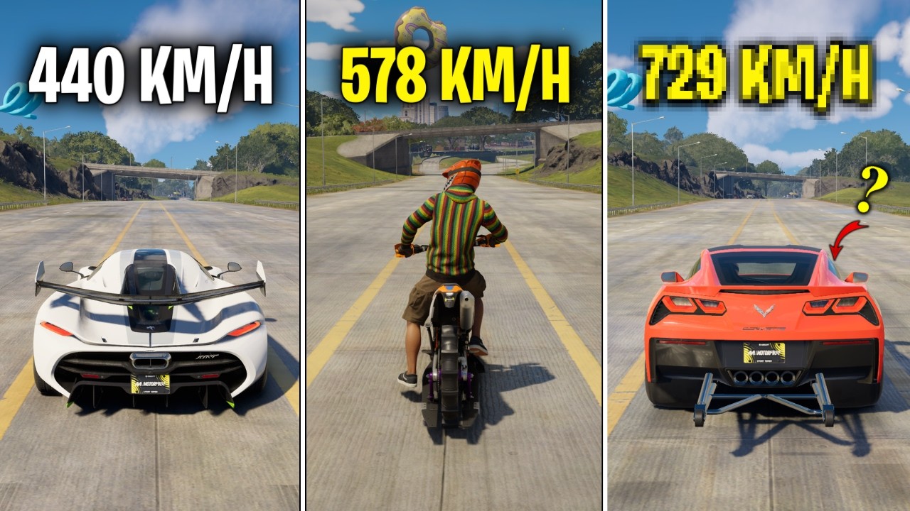 Top 10 FASTEST Cars in Crew Motorfest ⚡️| Kings of Speed!