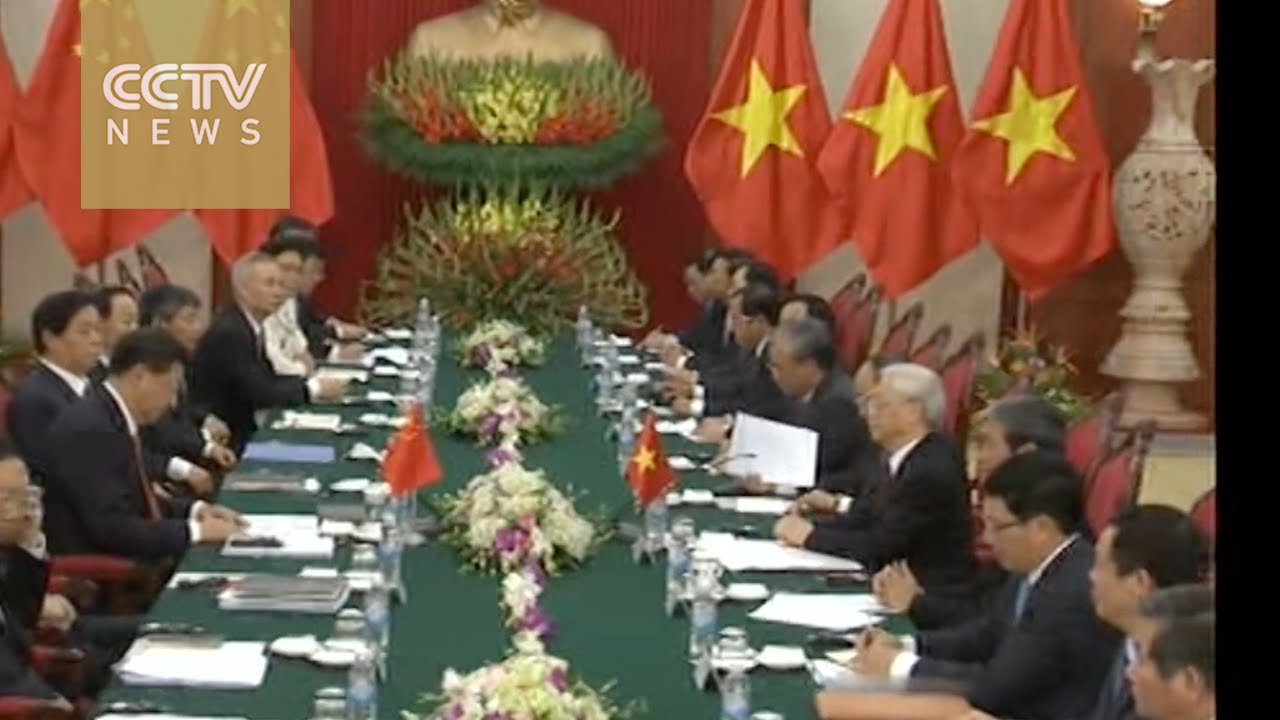 President Xi meets Vietnam&rsquo;s communist party&rsquo;s general secretary