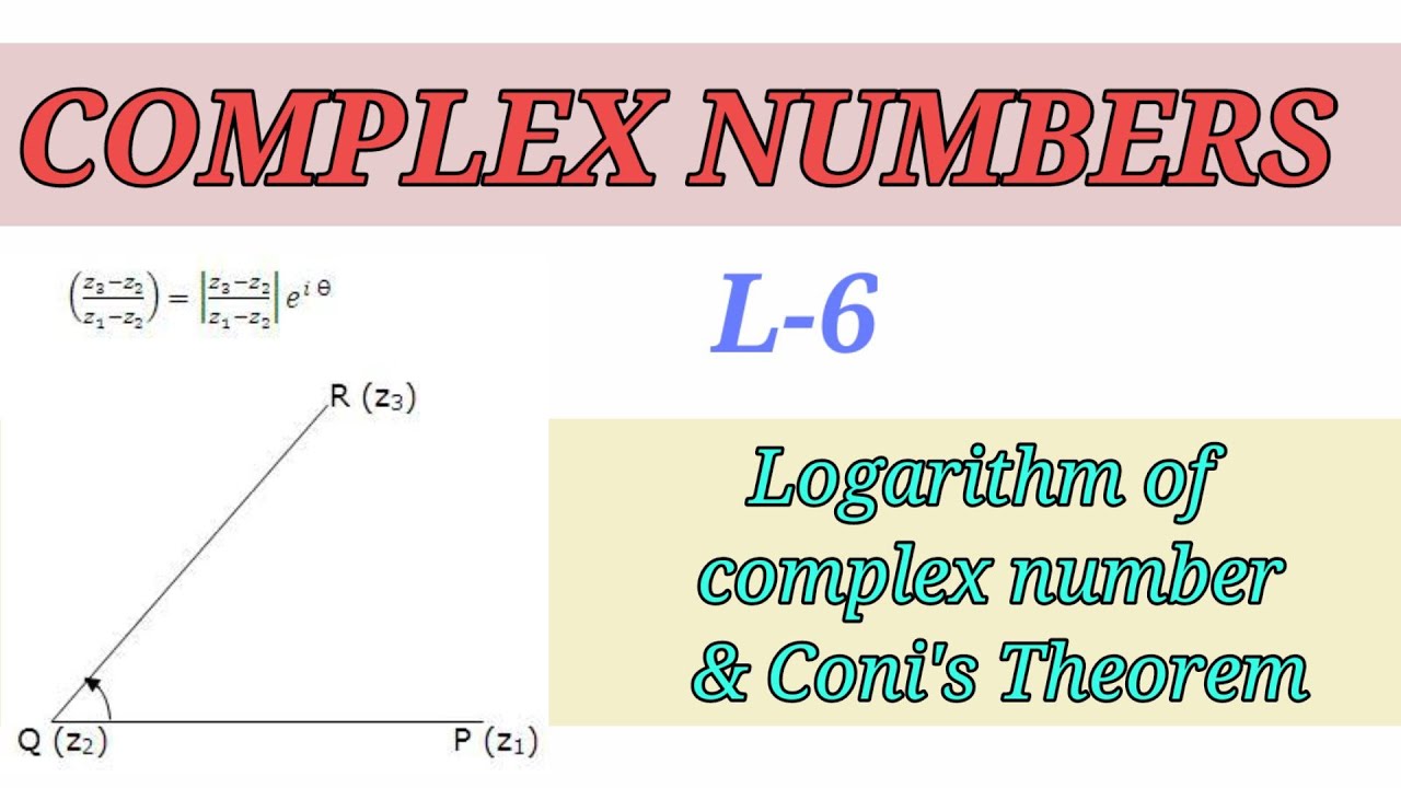 L-6 || Complex numbers || #Coni's theorem explained in telugu|| #JEE || #EAMCET  || #BOARDS