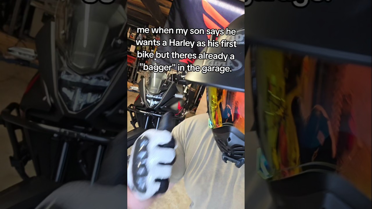 not in this house! #adventurebike #harleydavidson #bagger #motocamping #dirtbike #sportbike #biker