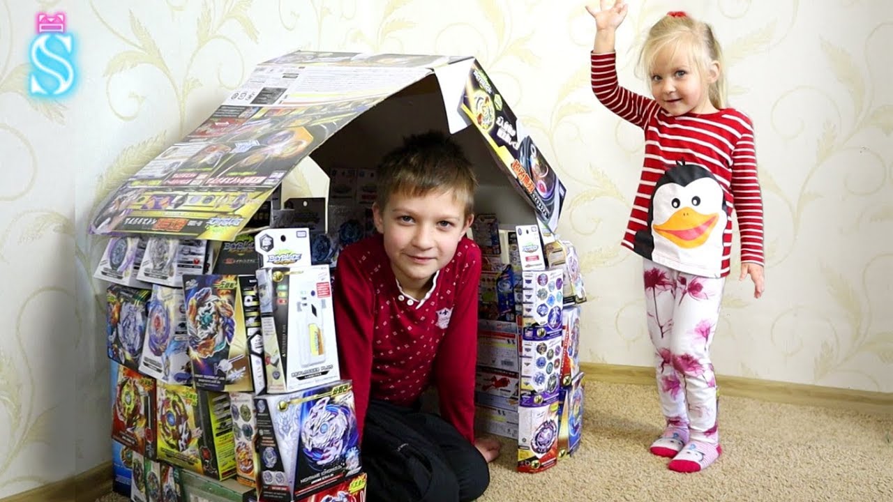 Бейблейд ДОМИК 🏠 для детей или kids build toy playhouse