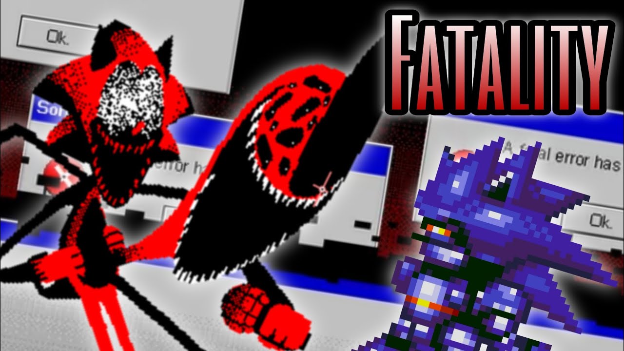 Mecha Sonic sings Fatality (Ft. Fatal Error) FNF Cover