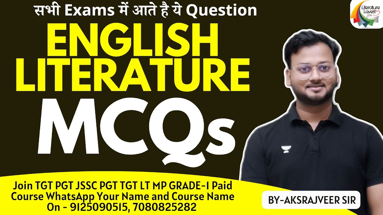 UGC NET SET ASST PROF DSSSB TGT PGT English Selected Questions For All Exams