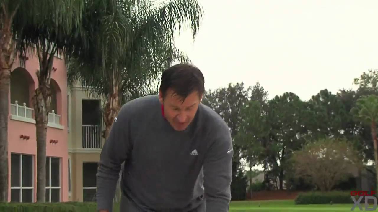 Golf Pro Nick Faldo helps you get out of sand bunkers