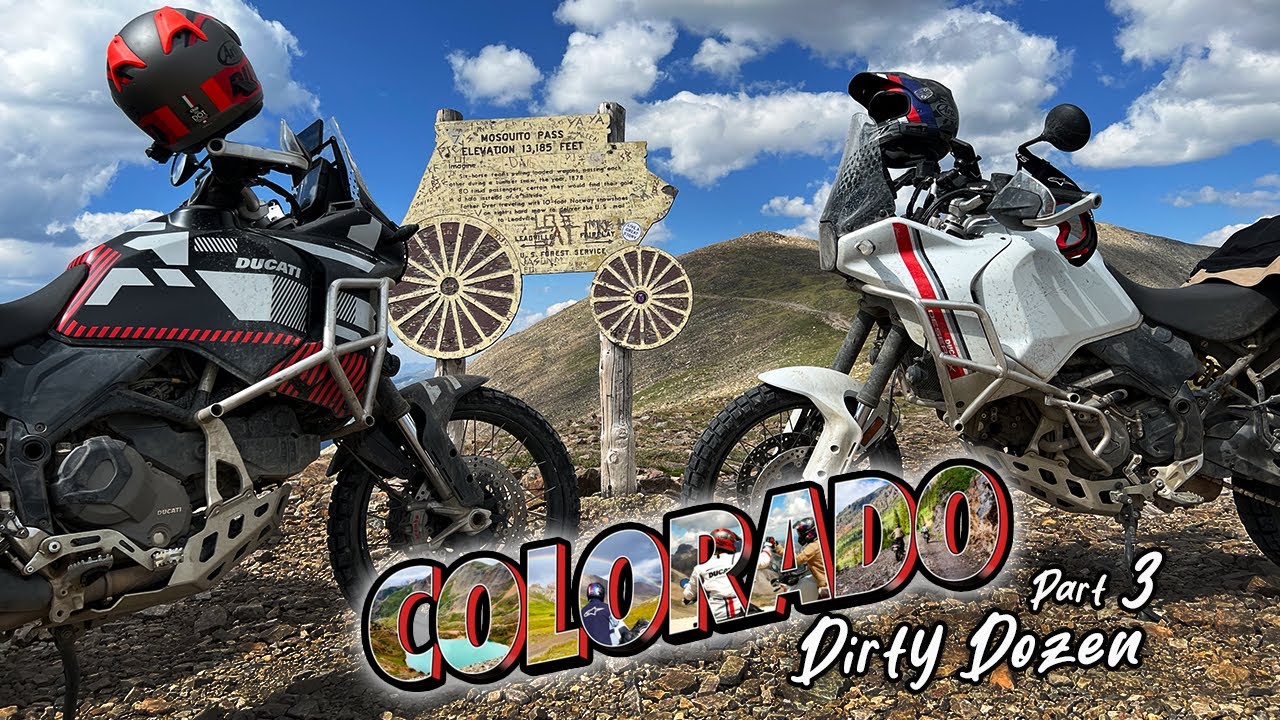 Грязная дюжина, часть 3 / Ducati DesertX / Скалистые горы Колорадо / Приключения @motogeo